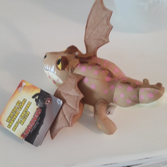 How to Train Your Dragon Plush Gronkle 8 inch NWT - Picture 2 of 3